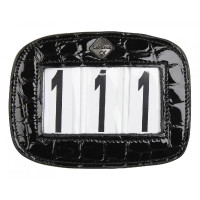 Porta-número para suadouro LeMieux Preto croco Porta-número para suadouro LeMieux Preto croco