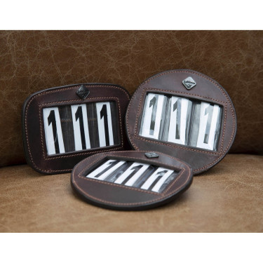 Porta-número para suadouro LeMieux Castanho