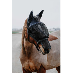 Cabresto + máscara Equithème Preto