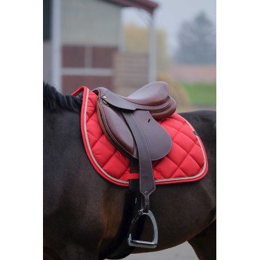 Almofada de sela Equithème Classic Vermelho Almofada de sela Equithème Classic Vermelho