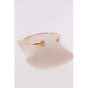 Pulseira Pénélope Jonc Dourada Ouro