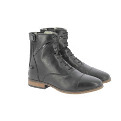 Botas Equithème Wavy com atacadores/fecho éclair Preto Botas Equithème Wavy com atacadores/fecho éclair Preto