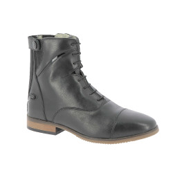 Botas Equithème Wavy com atacadores/fecho éclair Preto Botas Equithème Wavy com atacadores/fecho éclair Preto