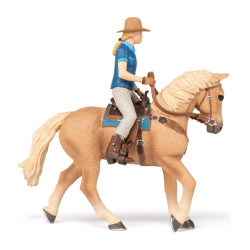 Cavalo western e sua amazona Papo Cavalo western e sua amazona Papo