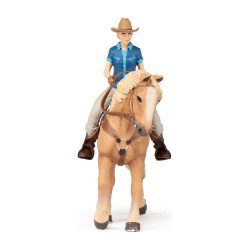 Cavalo western e sua amazona Papo Cavalo western e sua amazona Papo