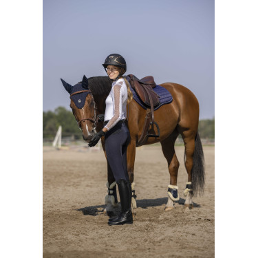 Calça Equithème Safir Marinho / preto Azul