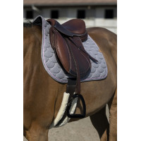 Almofada de sela Equithème Khadi Castanho Almofada de sela Equithème Khadi Castanho