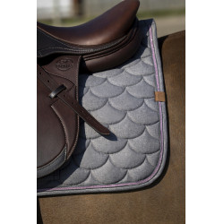 Almofada de sela Equithème Khadi Cinza claro Cinzento Almofada de sela Equithème Khadi Cinza claro Cinzento