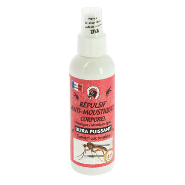 Spray repelente corporal contra mosquitos