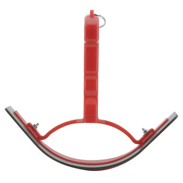 Faca de calor curvada P.V.C. Vermelho