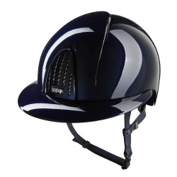Capacete Kep Smart Nova metal polish azul viseira polo