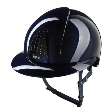 Capacete Kep Smart Nova metal polish azul viseira polo