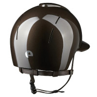 Capacete Kep Smart Nova metalizado polido marrom viseira polo Capacete Kep Smart Nova metalizado polido marrom viseira polo