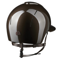 Capacete Kep Smart Nova metal polish marrom estrela viseira polo Capacete Kep Smart Nova metal polish marrom estrela viseira polo