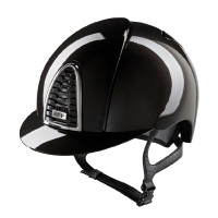 Capacete Kep Cromo 2.0 Shine preto com viseira padrão