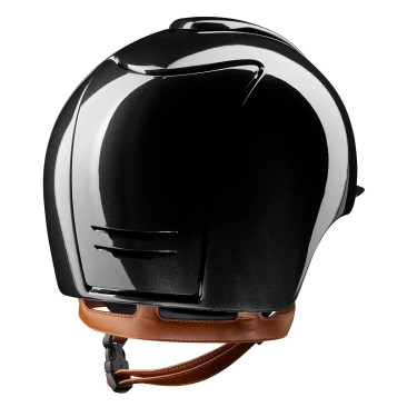Capacete Kep Cromo 2.0 Shine preto com viseira padrão