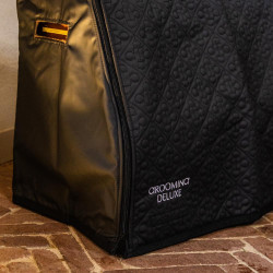 Capa protetora para caixa de limpeza Show GD Grooming Deluxe da Kentucky Preto