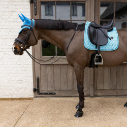 Manta de sela Velvet Pied-de-Poule Dressage Kentucky Marinho / colorido Azul