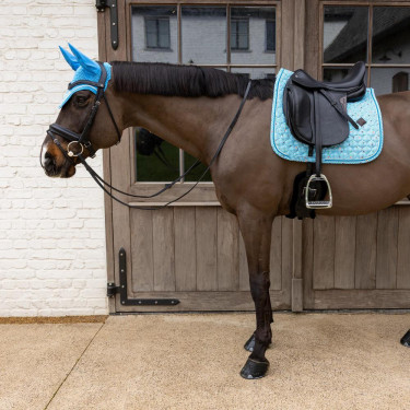 Manta de sela Velvet Pied-de-Poule Dressage Kentucky Marinho / colorido Azul