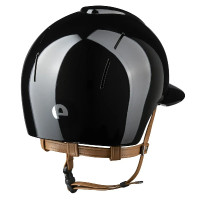 Capacete Kep Smart Nova metal polido jugular bege viseira polo Capacete Kep Smart Nova metal polido jugular bege viseira polo