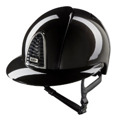 Capacete Kep Cromo 2.0 shine preto viseira polo Jugular preto