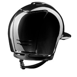 Capacete Kep Cromo 2.0 shine preto viseira polo Jugular preto