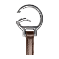 Garfo de martingala Waldhausen X-Line com argolas Snap Castanho