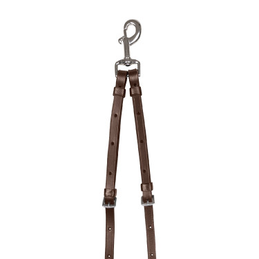 Garfo de martingala Waldhausen X-Line com argolas Snap Castanho