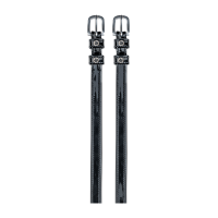 Tiras de esporas Waldhausen Stone Preto / prata