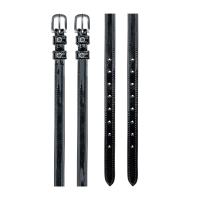 Tiras de esporas Waldhausen Stone Preto / prata