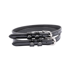 Tiras de esporas Waldhausen Stone Preto / preto