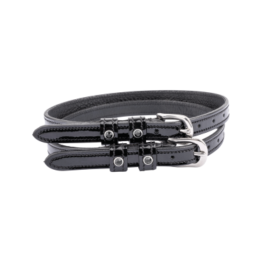Tiras de esporas Waldhausen Stone Preto / preto