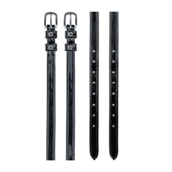 Tiras de esporas Waldhausen Stone Preto / preto