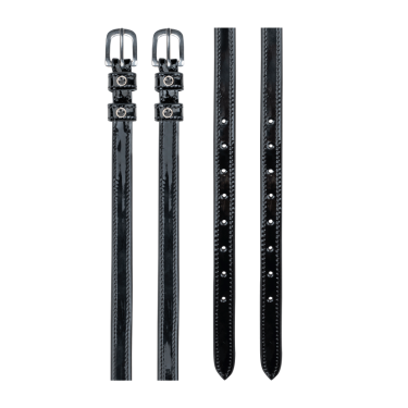 Tiras de esporas Waldhausen Stone Preto / preto