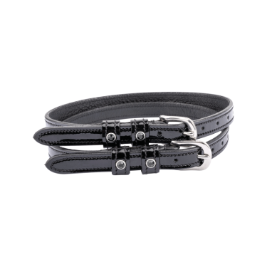 Tiras de esporas Waldhausen Stone Preto / preto