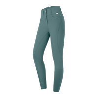Calça de equitação ELT Mathilda Glam cintura alta Verde pinho