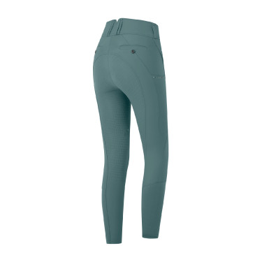 Calça de equitação ELT Mathilda Glam cintura alta Verde pinho Calça de equitação ELT Mathilda Glam cintura alta Verde pinho
