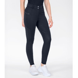 Calças de equitação ELT Romy Glam feminino Azul profundo