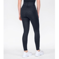 Calças de equitação ELT Romy Glam feminino Azul profundo