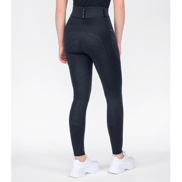 Calças de equitação ELT Romy Glam feminino Azul profundo