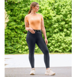 Calças de equitação ELT Romy Glam feminino Azul profundo