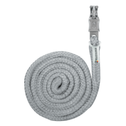 Corda de condução Waldhausen Plus com mosquetão anti-pânico Cromado cinzento