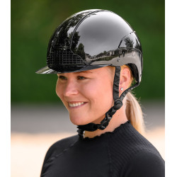 Capacete de equitação Swing H24 glossy Preto brilhante