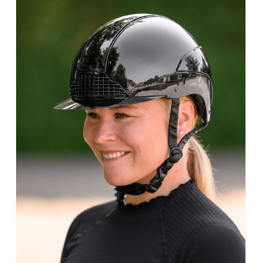 Capacete de equitação Swing H24 glossy Preto brilhante