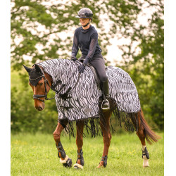 Camisa anti-moscas Waldhausen com franjas Zebra