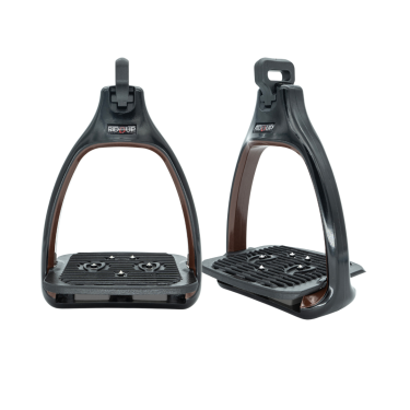 Etriers Rid'Up Plus Distance Chocolate Castanho Etriers Rid'Up Plus Distance Chocolate Castanho