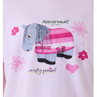 T-shirt infantil Horseware Crafty Pony Rose Horseware Rosa