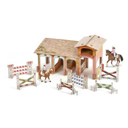 O Poney Club Papo com 4 figuras