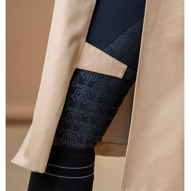 Manteau trench de equitação Horseware AA Isabella feminino Areia Amarelo