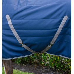 Cobertura de estábulo Horseware Rambo® 200g 1000D Marinho / tempestade / cinza prateado Azul-marinho